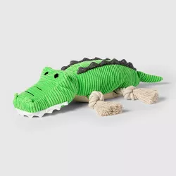 Gator Plush Dog Toy - Green - L - Boots & Barkley™