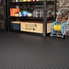APRILSOUL Diamond Plate Black PVC Garage Flooring Rolls - 2 of 4