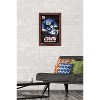 Trends International NFL New York Giants - Neon Helmet 23 Framed Wall Poster Prints - 2 of 4