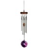 Woodstock Wind Chimes Signature Collection  Woodstock Amethyst Chime  Silver Wind Chime - 3 of 4