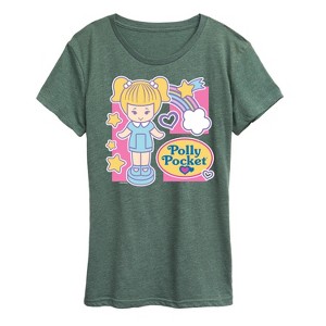 Women's - Polly Pocket - Blonde Retro Polly Doll Short Sleeve Graphic T-Shirt - 1 of 4