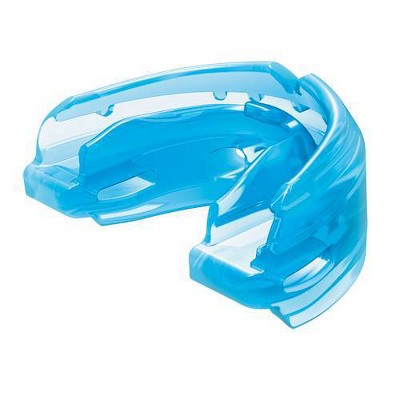 Shock Doctor Youth Double Braces Strap Mouth Guard - Blue