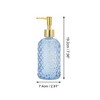 Unique Bargains Cylinder Argyle Soap Dispenser 1 Pc - 4 of 4