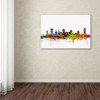 Michael Tompsett 'Nashville Tennessee Skyline' Matted Framed Art - 3 of 3