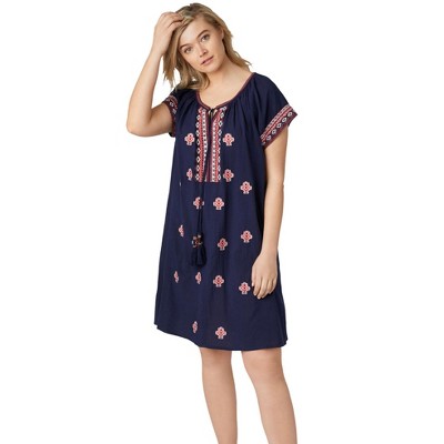 ellos Plus Size Playa Shift Dress