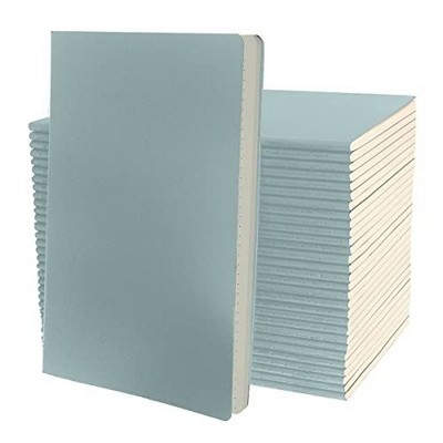 Simply Genius A5 Dotted Notebooks with Softcover - Journals for Writing - Grid Notebook - 92 pages, 8.2" x 5.5" (Light Blue, 30 pack)