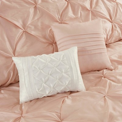 Blush King Microfiber Down Alternative 24-Piece Bedding Set