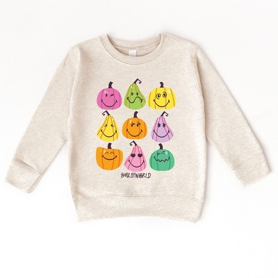 The Juniper Shop SmileyWorld Bright Pumpkins Chart Toddler Sweatshirt