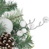 Northlight Green Pine Artificial Christmas Wreath with Berries and Iridescent Ornaments, 24-Inch - 2 of 3