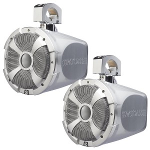 PowerBass XL-POD8LR - 8" Long Range Pod Speaker System with RGB LED - Pair - 1 of 2