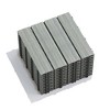 Stone Style 12" Patio Deck Tiles, DIY Interlocking, Quick Install for Porch, Poolside, Balcony, Backyard. 44pcs Red Brown - 4 of 4