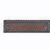 Earth Rugs Burgundy/Blue/Gray Rectangle Stair Tread 27"x8.25" – Hand-Braided Jute Rug in Rustic Americana Color Palette - 3 of 3