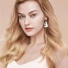 Halloween Dangle Earrings: Glitter Skull & Pumpkin Design - 3 of 4