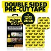 Alien Tape Pre Cut Double Sided Mounting Tape 96 Piece Multipurpose Removable Waterproof Adhesive Grip Pads - 4 of 4