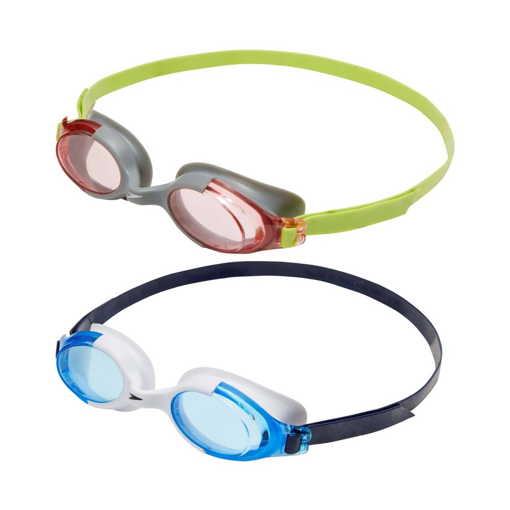 Speedo Junior 2pk Sea Spray Goggles - White/Monument