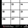 NFL New Orleans Saints 2025 22"x17" Desk Calendar - 3 of 4