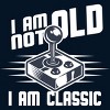 Adult Design By Humans I Am not Old I am Classic By nerdycorner Pullover Hoodie - 2 of 2