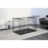 Go Pet Club 3 Door Foldable Metal Dog Crate 24" to 48" Long TD-24 - 2 of 2