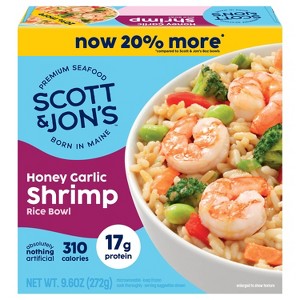 Scott & Jon's Honey Garlic Shrimp Bowl Frozen Meal - 9.6oz - 1 of 4