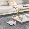 VECELO Wooden Coffee Table with Storage and Open Shelves Modern Rectangle Table with X-Shaped Frame - 4 of 4
