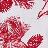 Patricia Heaton Home Cranberry Pinecone Napkin Set of 4 - 3 of 3
