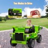 Coucheta 12V 4WD Ride-On Dump Truck w/ Remote Control, Electric Dump Bed & Shovel, Interactive Construction Vehicle with Music - Gift for Kids - 2 of 4