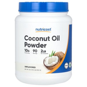 Nutricost Coconut Oil Powder, Unflavored , 2 lb (907 g) - 1 of 2