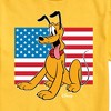 Men's - Disney - Pluto Patriotic USA Flag Short Sleeve Graphic T-Shirt - 2 of 4