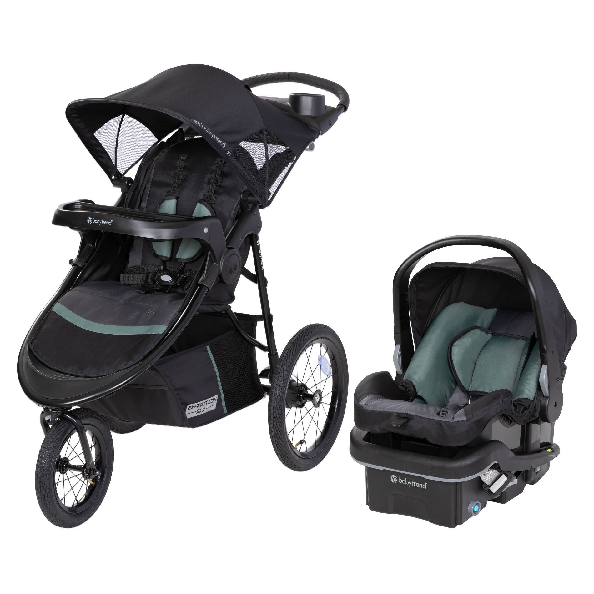 Baby Trend Expedition DLX Jogger Travel System with EZ-Lift Plus Infant Car Seat
