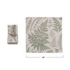 Storied Home Cotton Square Napkins with Botanical Print, Green, Set of 4 - 2 of 3
