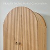SinCiDo Arched Cabinet, 71 "High Pantry Cabinet, with Adjustable Shelves and 2 Large Drawers, Cabinet, for Living Room, Bathroom, Kitchen - 4 of 4
