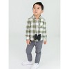 RuggedButts Boys Flannel Long Sleeve Button Down Shirt - 4 of 4