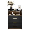 Vlsrka 3 Drawer Nightstand With Light - 4 of 4