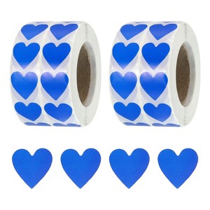 Unique Bargains Self-Adhesive Heart Decorations Sticker for Envelope Wedding 4000 Pcs - 1 of 4
