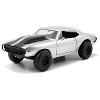 Roman's Chevrolet Camaro Z/28 Silver Fast & Furious 7" Movie 1/24 Diecast Model Car by Jada" - 2 of 4