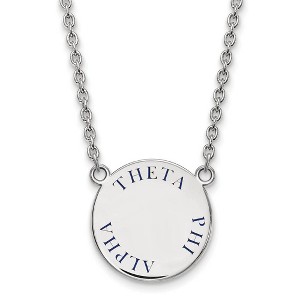Black Bow Jewelry Sterling Silver Theta Phi Alpha Greek Life Necklace 18 Inch - 1 of 4