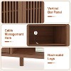 TV Stand for 70 Inch TVs with Bookshelves Modern Adjustable Shelves & Storage Cabinet, Farmhouse TV Console Cabinet with Power Outlets - 4 of 4