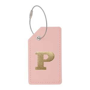 Unique Bargains Luggage Tag Pink 1 Pc - 1 of 4