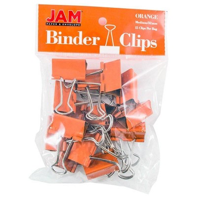 orange binder clips