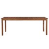 vidaXL Patio Table, 78.7"x39.4"x29.1" Solid Acacia Wood - 2 of 4
