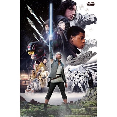 Star Wars Episode 8 The Last Jedi Official Character Group Poster - Trends  International 2017