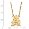 Black Bow Jewelry 10k Yellow Gold Arizona State Sun Devils NCAA Necklace 18 Inch - 2 of 4