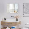 GlasFlength Decorative Wall Mirrors Medicine Cabinet Accent Mirror Wall Mounted Mirror Storage Cabinet for Bathroom Wall, White, 31.5"*6"*23.5" - 3 of 4