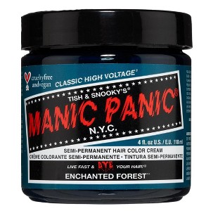 Manic Panic (Enchanted Forest) Tish & Snooky's Semi-Permanent Hair Color Cream | Mixable Color and Tone Haircolor Dye - 1 of 4