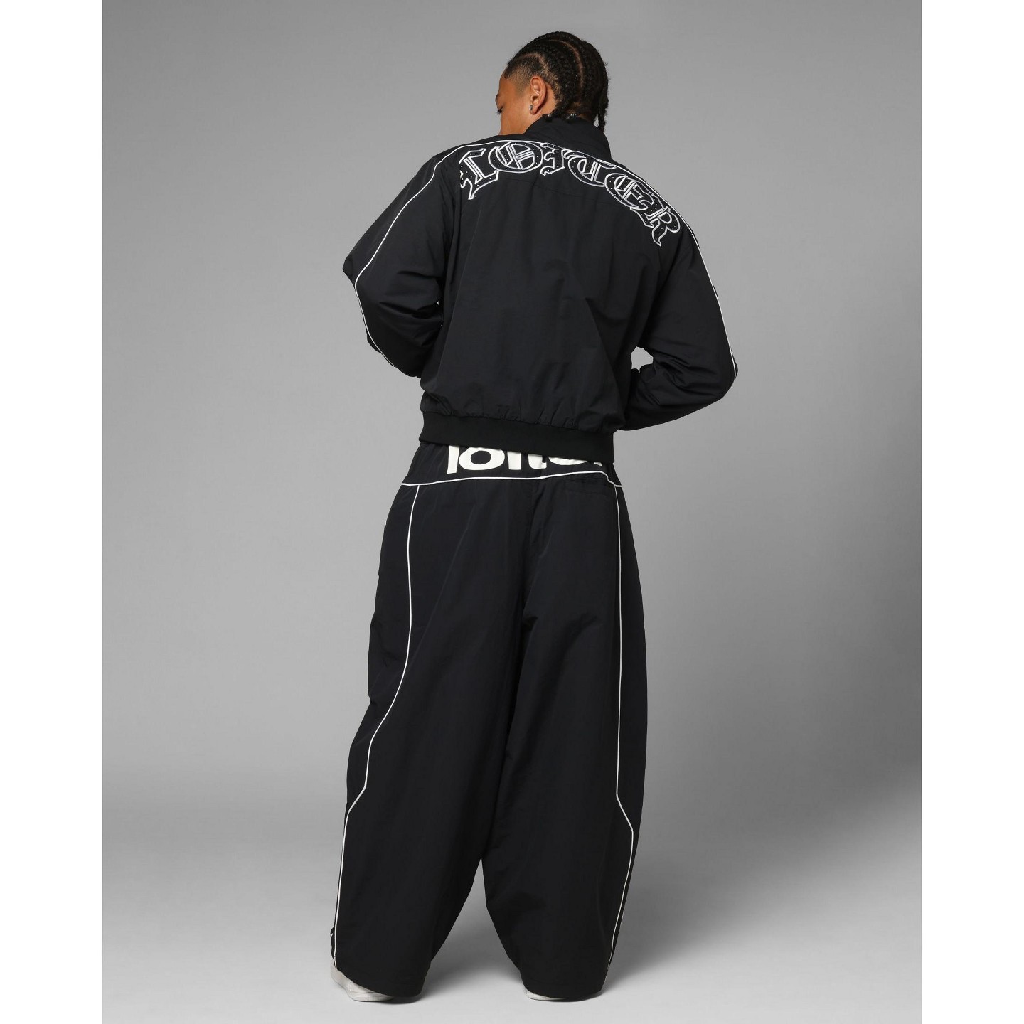 Мужская куртка LOITER Imperial Track Jacket, цвет: Чёрный — фото 4