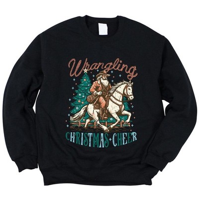 Simply Sage Market Women's Graphic Sweatshirt Wrangling Christmas Cheer