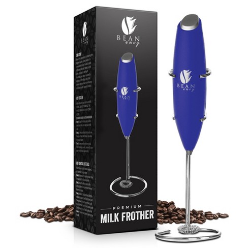 Bean Envy Handheld Milk Frother for Coffee - Electric Hand Blender, Mini  Drink Mixer Whisk & Coffee Foamer Wand w/Stand for Lattes, Matcha and Hot  Chocolate - Kitchen Gifts - Black - Yahoo Shopping