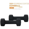 CAP Barbell Neoprene Coated Dumbbell Set, Color Coded Free Weights, Multiple Sizes & Color Options - 2 of 4