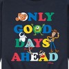 Men's - Disney - Only Good Days Ahead Graphic Fleece Sweatshirt - 2 of 4
