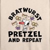 Women's - Peanuts - Bratwurst Pretzel And Repeat Snoopy Lightweight French Terry Slouchy - 2 of 4